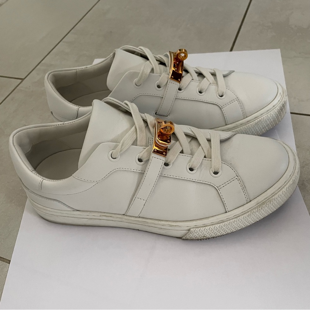 Hermes Day Sneaker Rose Gold - Picture 5 of 12